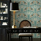 Jungle Leopard Taupe Wallpaper