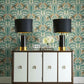 Jungle Leopard Taupe Wallpaper