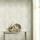Charleston Damask Cream Wallpaper