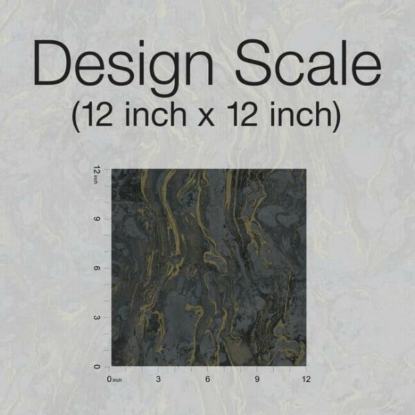 Polished Marble Black Wallpaper
