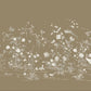 Flowering Vine Chino Brown Wall Mural