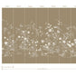 Flowering Vine Chino Brown Wall Mural