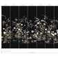 Flowering Vine Chino Black Wall Mural