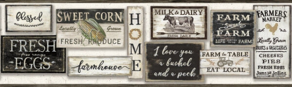Farm to Table Black Border