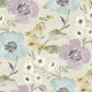 Evelyn Lavender Floral Wallpaper