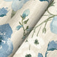 Evelyn Blue Floral Wallpaper