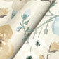 Evelyn Wheat Floral Wallpaper