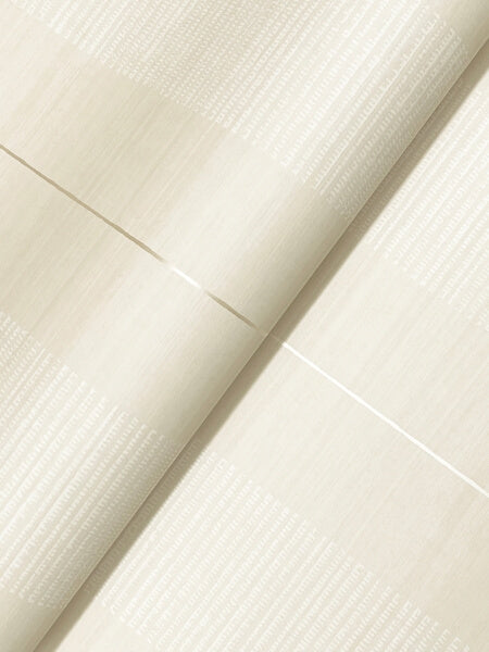 Colbert Stripe Ivory Textured Wallpaper