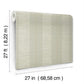 Colbert Stripe Seafoam Textured Wallpaper