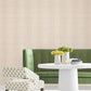 Colbert Stripe Blush Textured Wallpaper