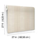 Colbert Stripe Taupe Textured Wallpaper