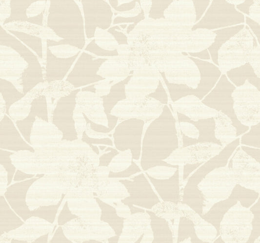Solange Neutral Botanical Wallpaper
