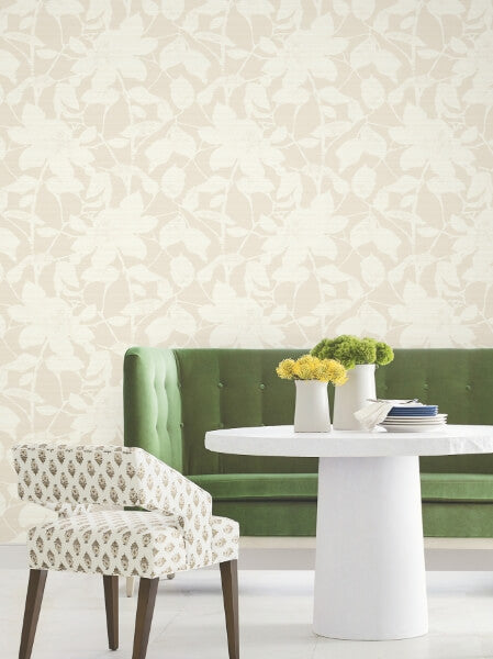 Solange Neutral Botanical Wallpaper