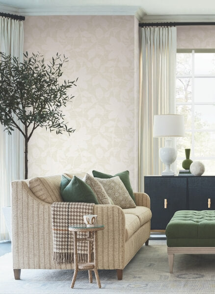 Solange Dove Botanical Wallpaper
