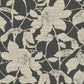 Solange Black Botanical Wallpaper