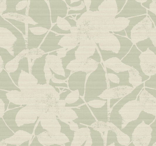 Solange Sage Botanical Wallpaper
