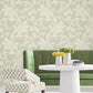 Solange Sage Botanical Wallpaper