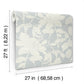 Solange Light Blue Botanical Wallpaper