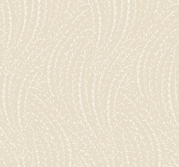 Willow Song Wheat Botanical Wallpaper
