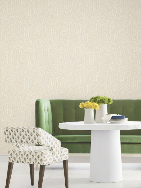 Willow Song Wheat Botanical Wallpaper