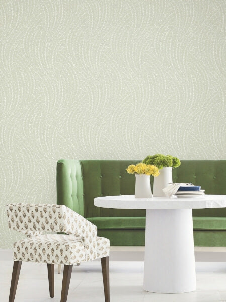 Willow Song Sage Botanical Wallpaper