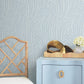 Willow Song Sky Blue Botanical Wallpaper