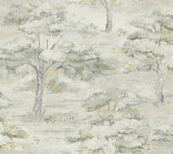 Moreno Slate Woodland Wallpaper