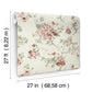 Veiled Garden Rose Floral Wallpaper