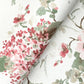Veiled Garden Pink Floral Wallpaper