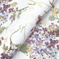 Veiled Garden Plum Floral Wallpaper