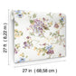 Veiled Garden Plum Floral Wallpaper