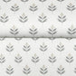 Serene Villa Stone Floral Stamp Wallpaper