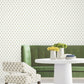 Serene Villa Pink Floral Stamp Wallpaper