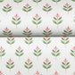 Serene Villa Pink Floral Stamp Wallpaper