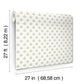 Serene Villa Pink Floral Stamp Wallpaper