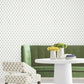 Serene Villa Moss Floral Stamp Wallpaper