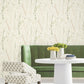 Meadow Splendor Salmon Botanical Wallpaper