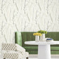Meadow Splendor Charcoal Botanical Wallpaper