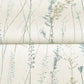 Meadow Splendor Blue Botanical Wallpaper