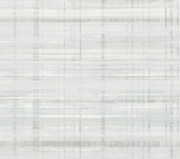 Vanishing Point Seafoam Striated Wallpaper