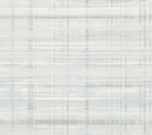 Vanishing Point Seafoam Striated Wallpaper