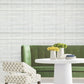 Vanishing Point Seafoam Striated Wallpaper