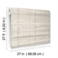 Vanishing Point Grey Striated Wallpaper
