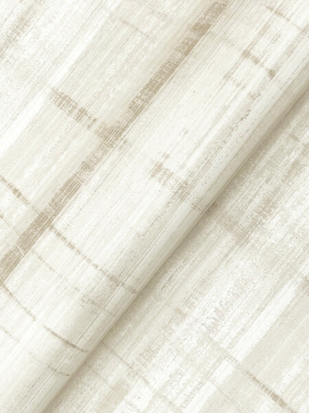 Vanishing Point Neutral Striated Wallpaper