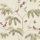 Cillian Plum Botanical Bird Trail Wallpaper