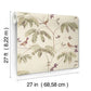 Cillian Plum Botanical Bird Trail Wallpaper