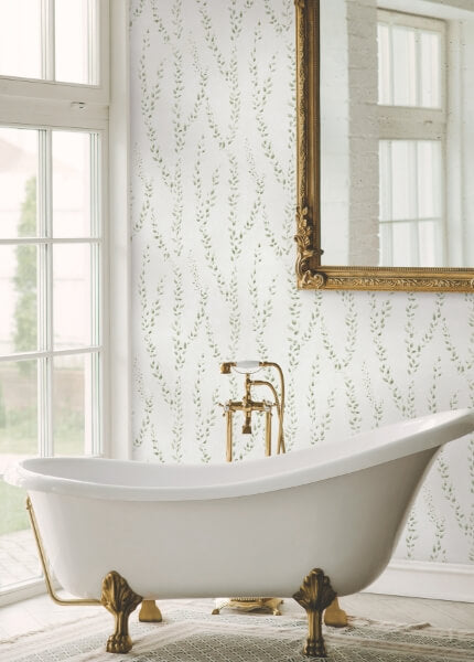 Alpenrose Moss Vine Wallpaper