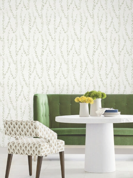 Alpenrose Moss Vine Wallpaper