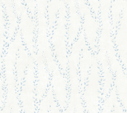 Alpenrose Sky Blue Vine Wallpaper