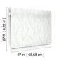 Alpenrose Sky Blue Vine Wallpaper